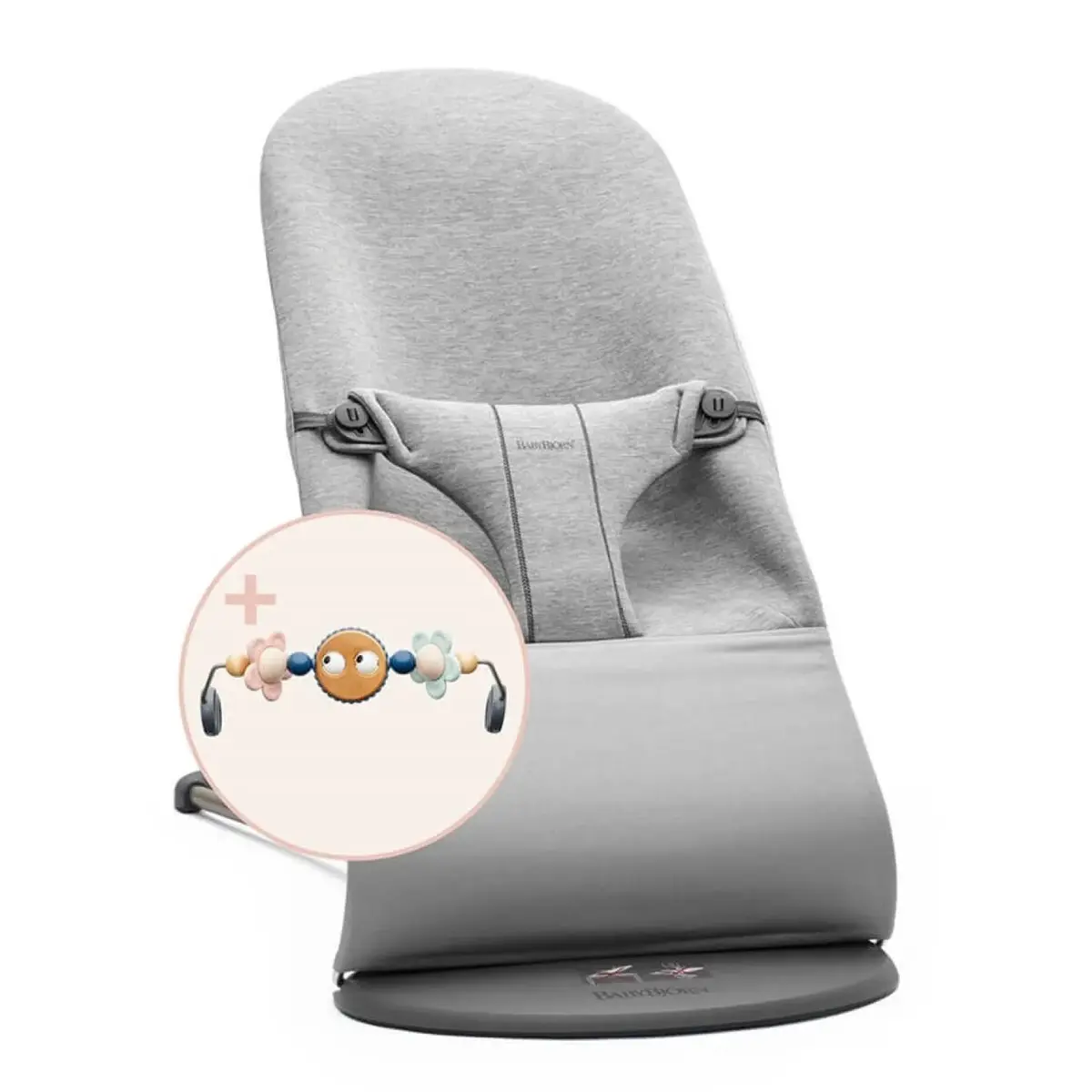 Babybjörn Bliss Ana Kucağı Cotton 3D Jersey Oyuncaklı Light Grey Babybjörn Bliss Ana Kucağı Cotton 3D Jersey Oyuncaklı Light Grey