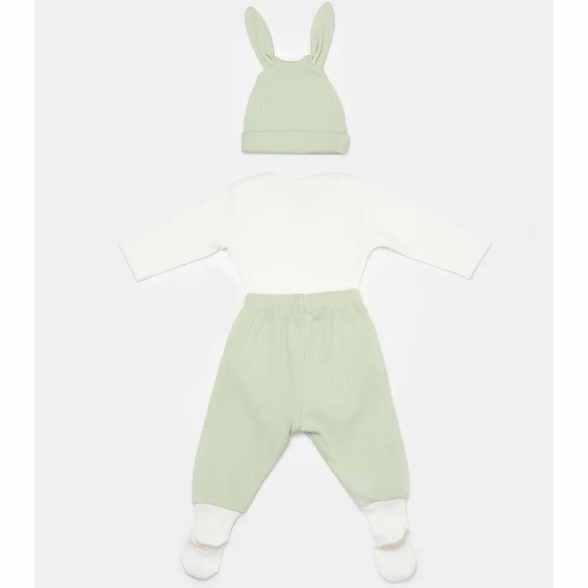 Bibaby Organik 3lü Takım Bunny Yeşil