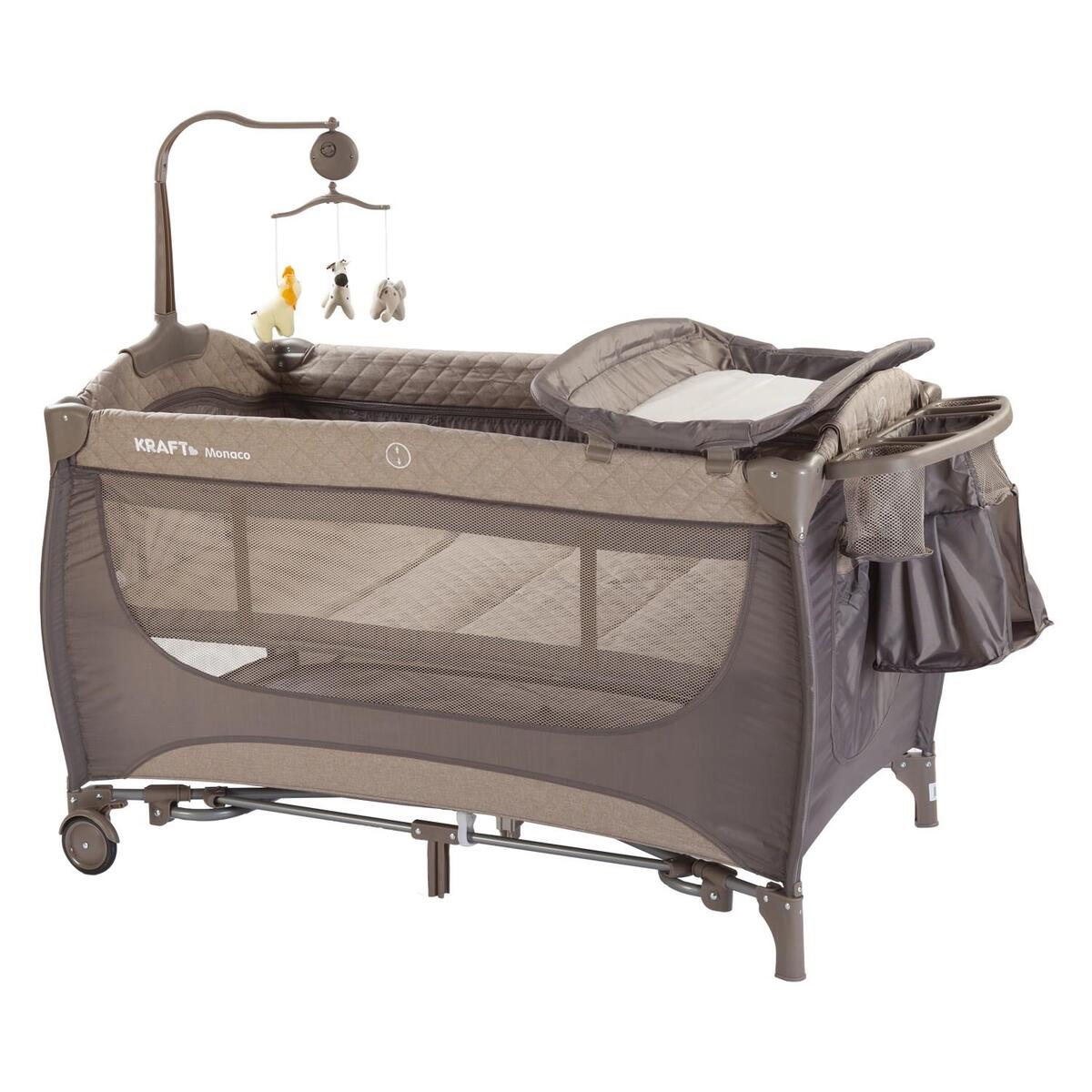 Kraft Monaco Dönenceli Oyun Parkı 70x120 cm Cacao Beige