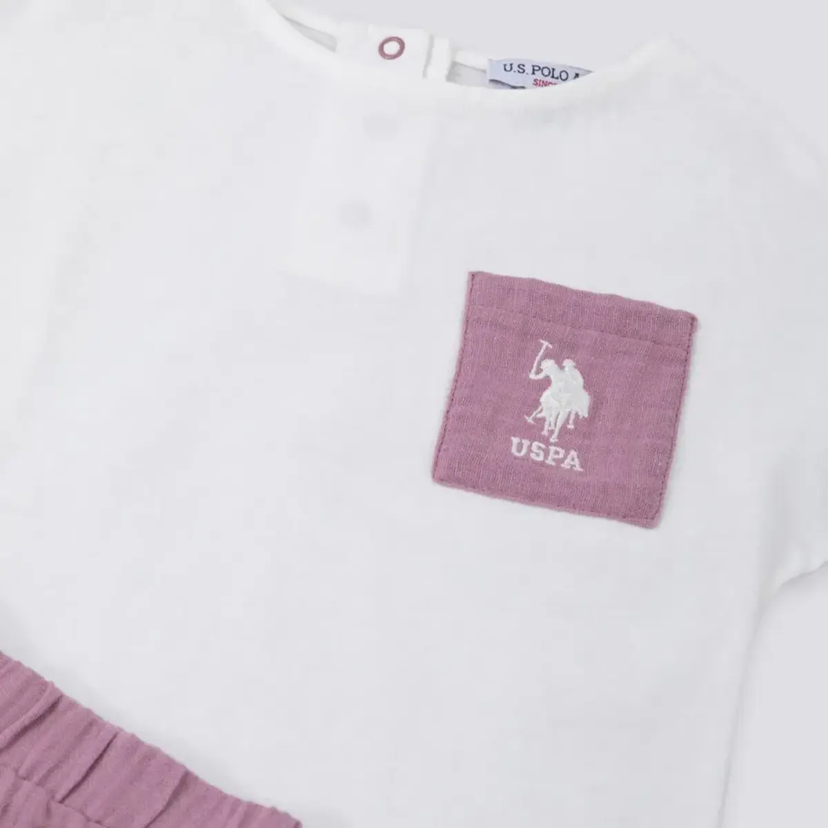 U.S. Polo 2li Takım T-Shirt Krem
