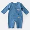 Bibaby Organik Tulum Patiksiz Caretta In Live İndigo