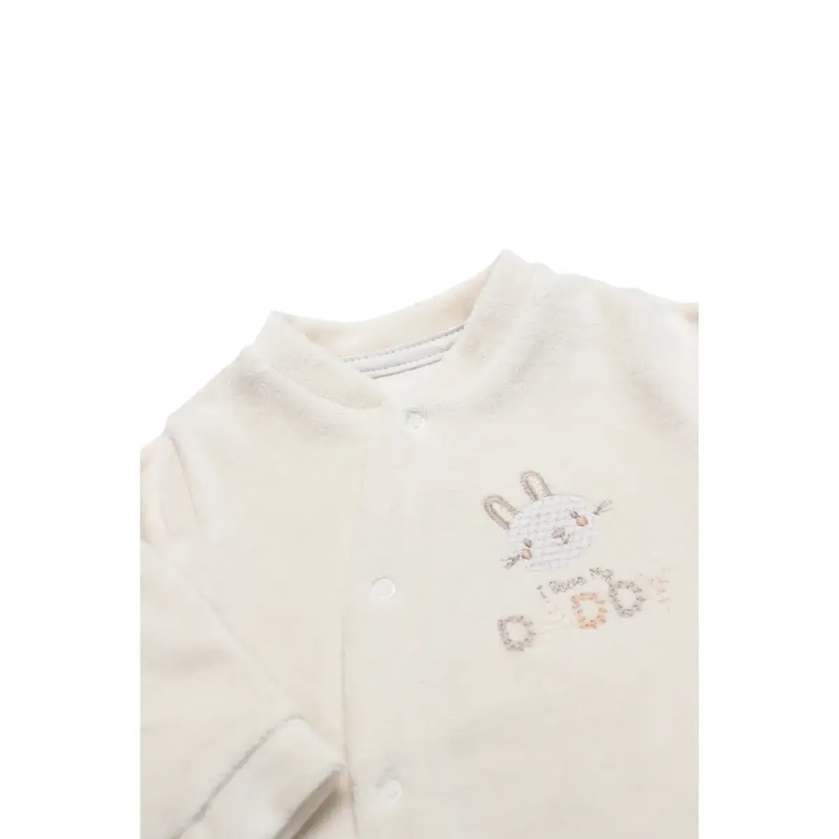 Bistyle Tulum Kadife I Love Daddy Açık Bej