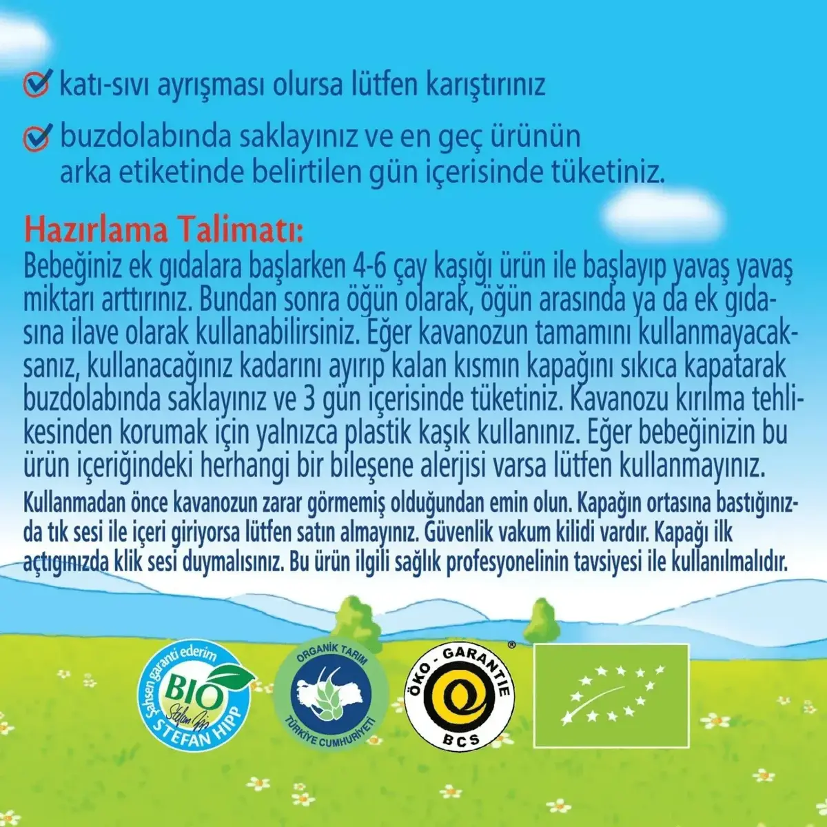 Hipp Organik Elma Püresi 125 gr x3