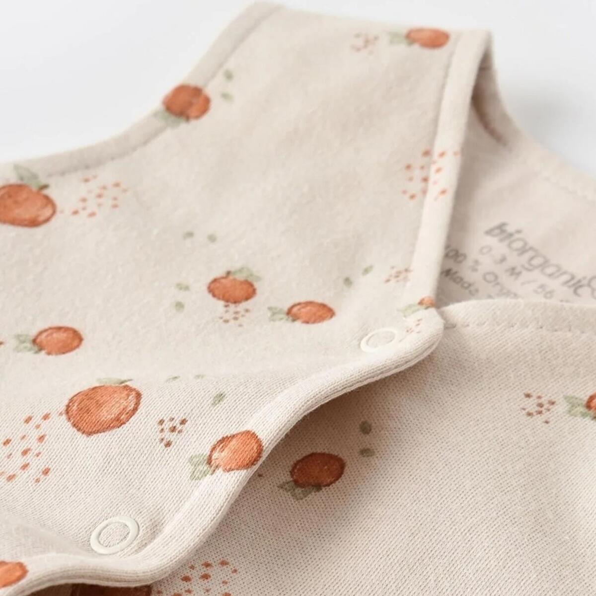 Bibaby Organik Yelek Summer Fruit Light Cream