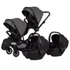 Prego 2420 Ibiza Plus I-Size Travel Sistem İkiz Bebek Arabası Gri