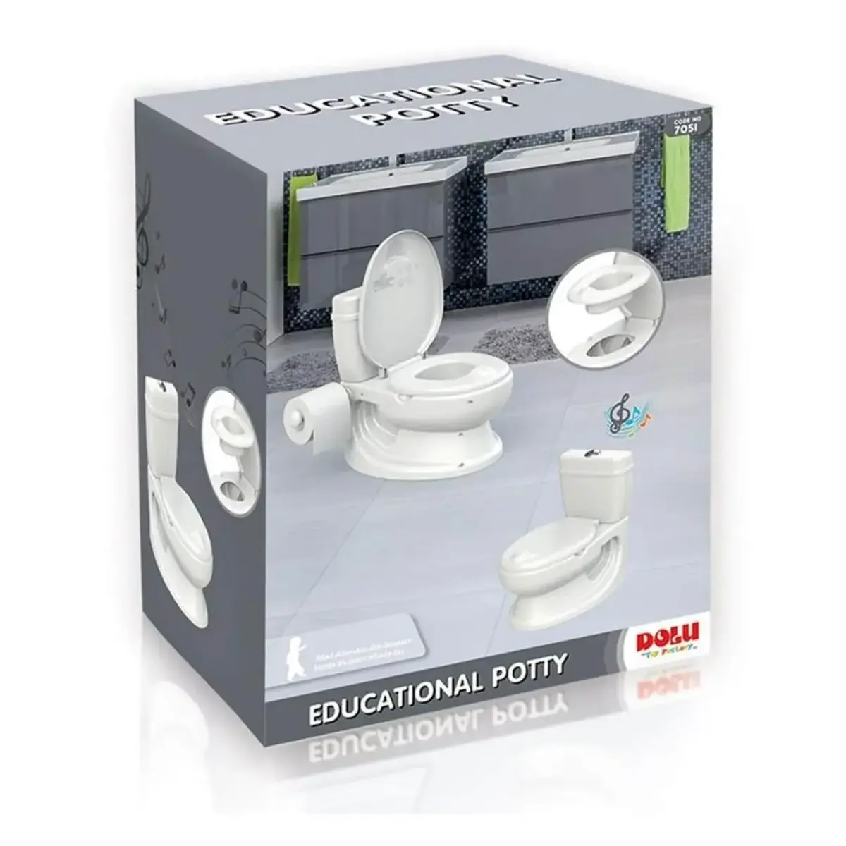 Dolu Nuve Eğitici Lazımlık Beyaz