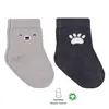 Bistyle Çorap Soket 2li Bear Penye Gri