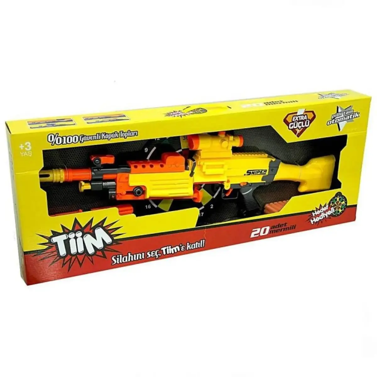 Kutulu Tam Otomatik Tiim Sniper Silah
