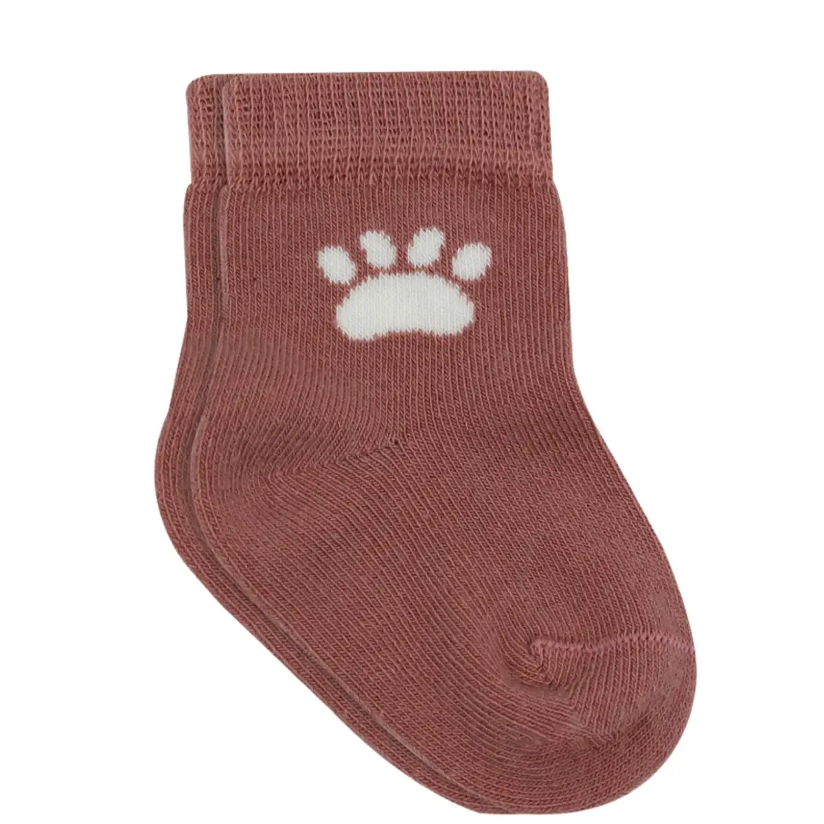 Bibaby Çorap Soket 2li Bistyle Bear Penye Pembe
