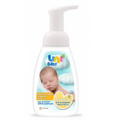 Uni Baby Yenidoğan Köpük Şampuan 200 ml