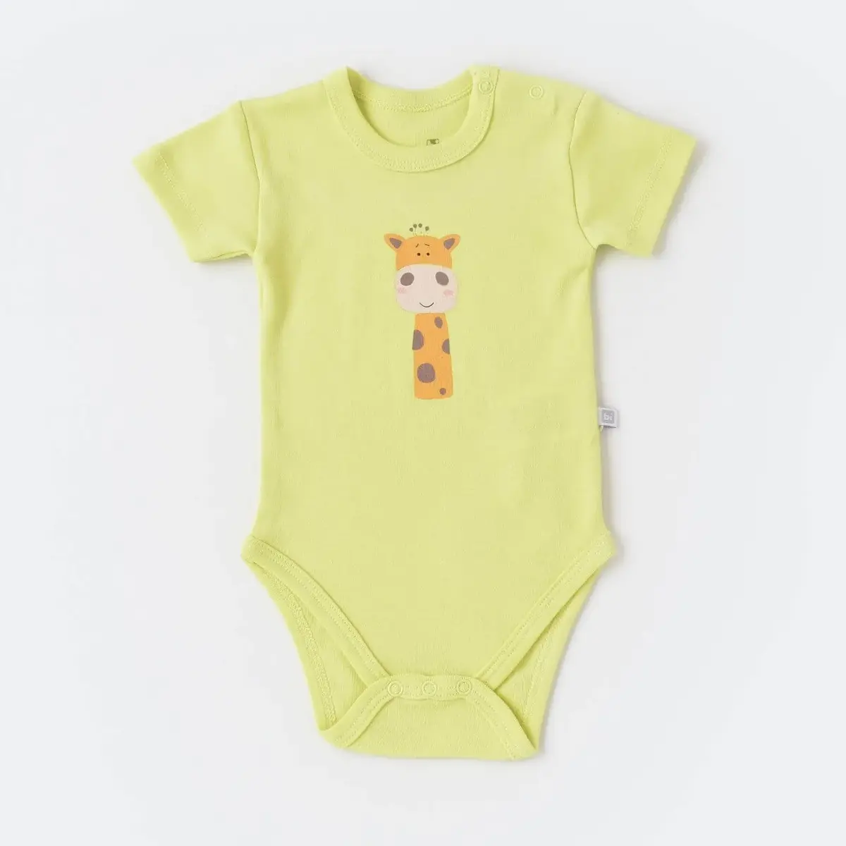 Bibaby Body Kısa Kol Summer Special Limon