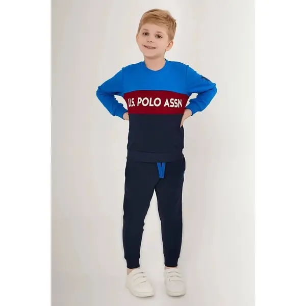 U.S. Polo Eşofman Takımı Cobalt