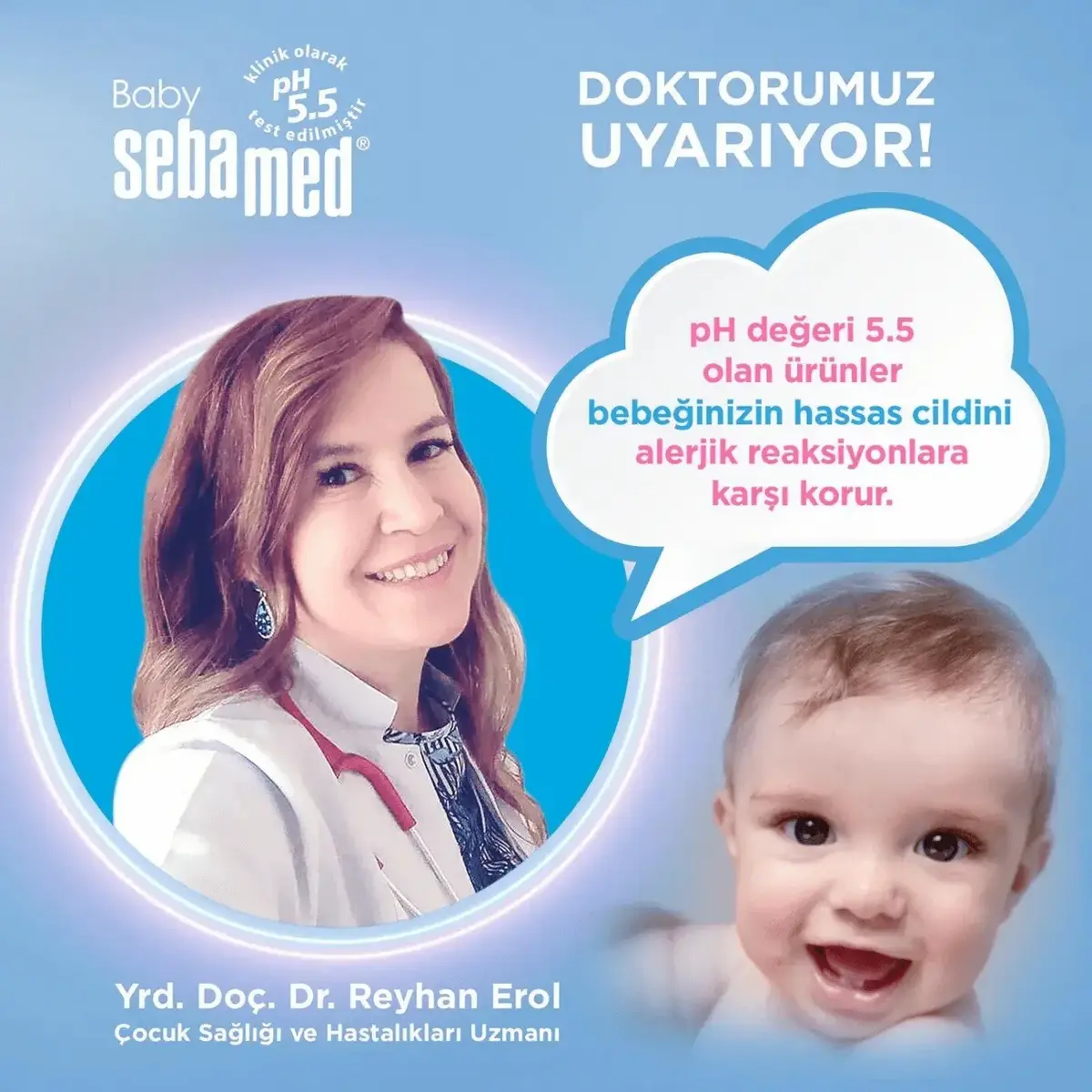 Sebamed Bebek Saç ve Vücut Şampuanı 150 ml x 3 Adet