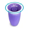 Munchkin Mucize 360 Alıştırma Bardağı Wildlove 296 ml Mor