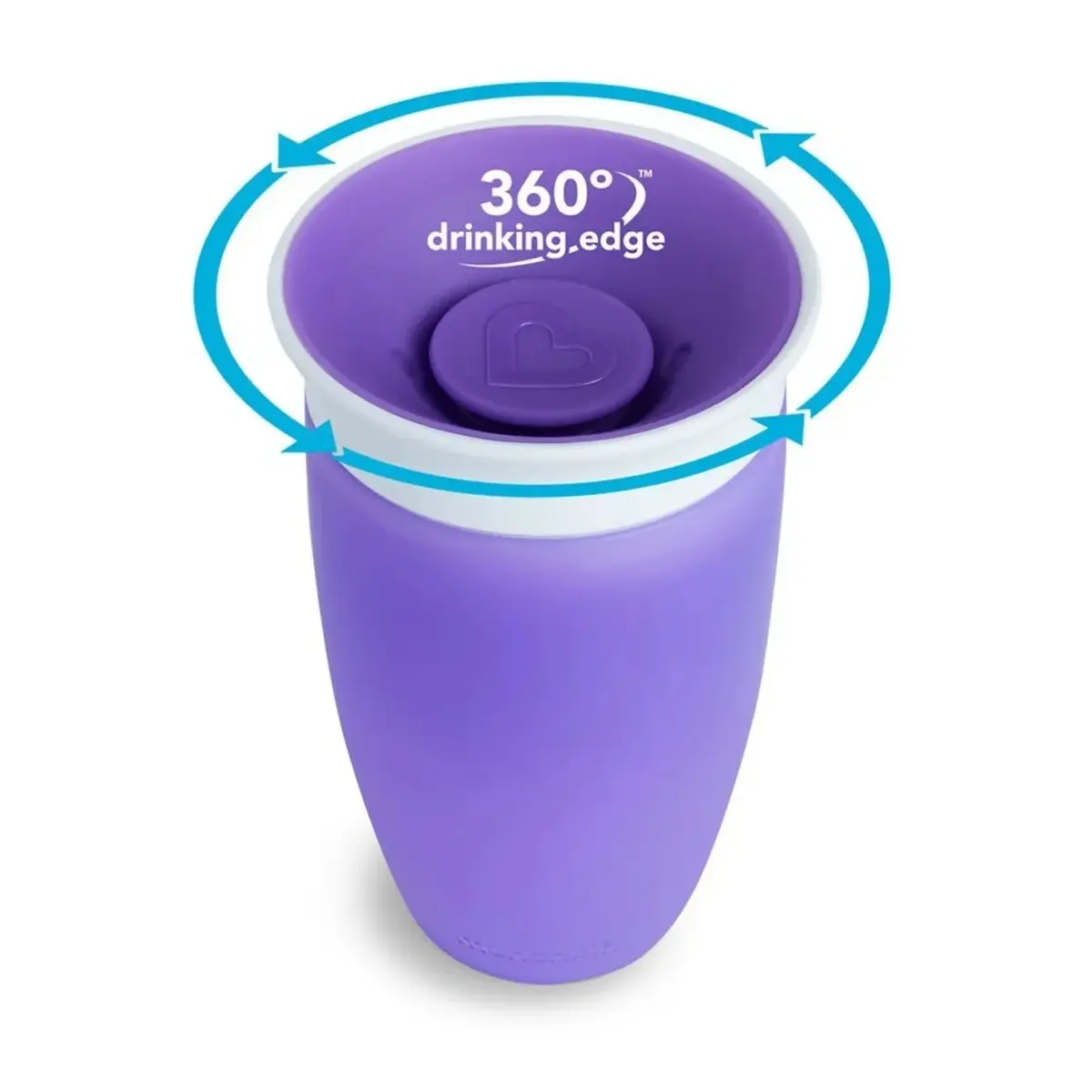 Munchkin Mucize 360 Alıştırma Bardağı Wildlove 296 ml Mor