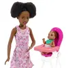 Barbie Bebek Bakıcısı Bebeği ve Aksesuarları Oyun Seti