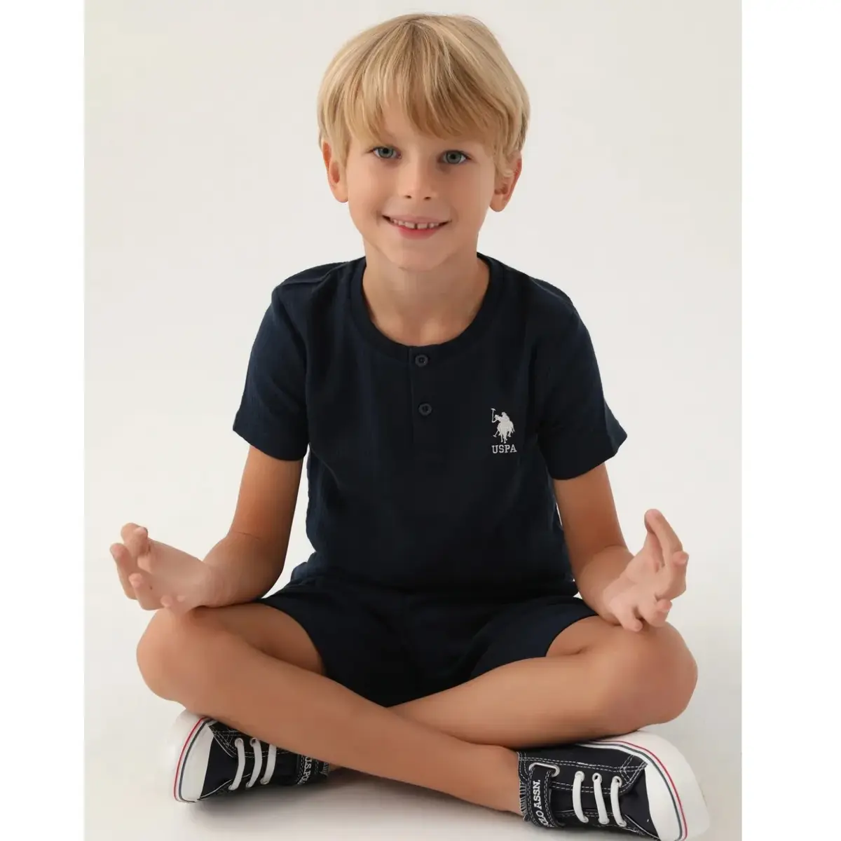 U.S. Polo 2li Takım Bermuda Lacivert