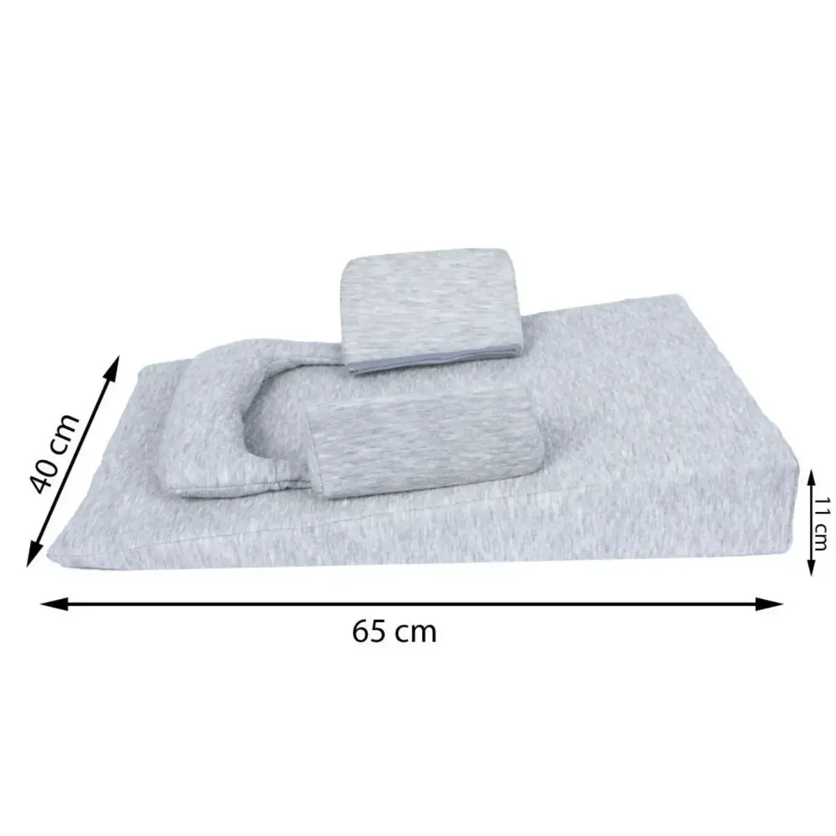 Sevi Bebe Bebek Reflü Yatağı Gri