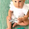 OiOi Kaktüs Diş Kaşıyıcı 3+ Ay Aqua Green