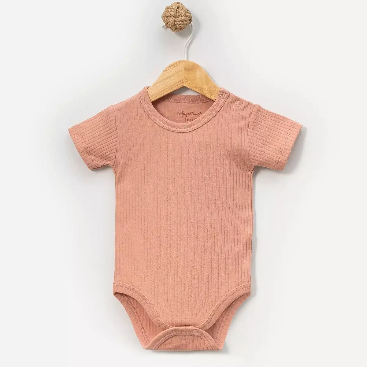 Angeltouch Body Kısa Kol Raporlu Mürdüm
