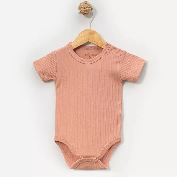 Angeltouch Body Kısa Kol Raporlu Mürdüm