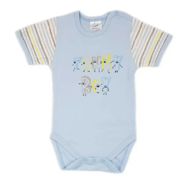 Luggi Baby Body Kısa Kol Emprime