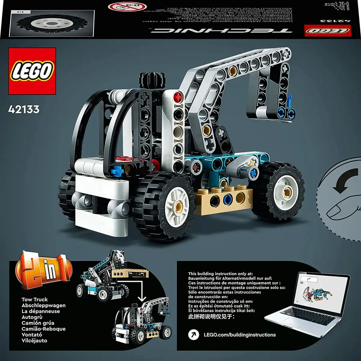 LEGO Technic Teleskopik Yükleyici 42133