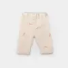 Bibaby Organik Pantolon Patiksiz Hello Safari Ekru - Kiremit