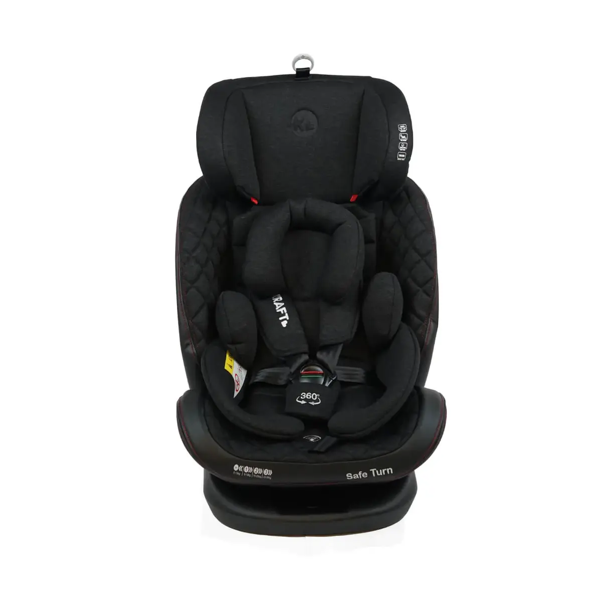 Kraft Safe Turn Oto Koltuğu 0-36 Kg Black