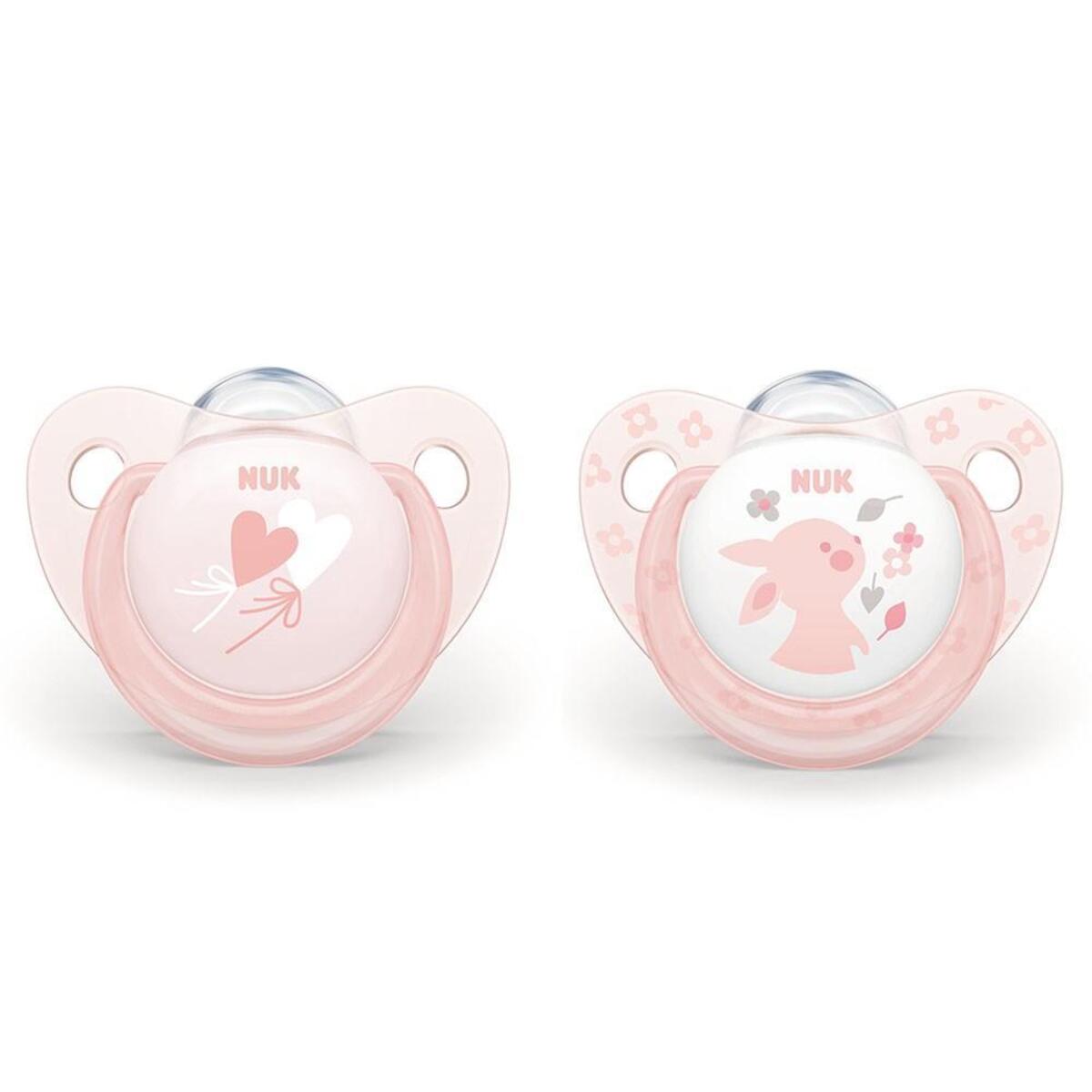 Nuk Baby Rose Silikon Emzik 6+ Ay