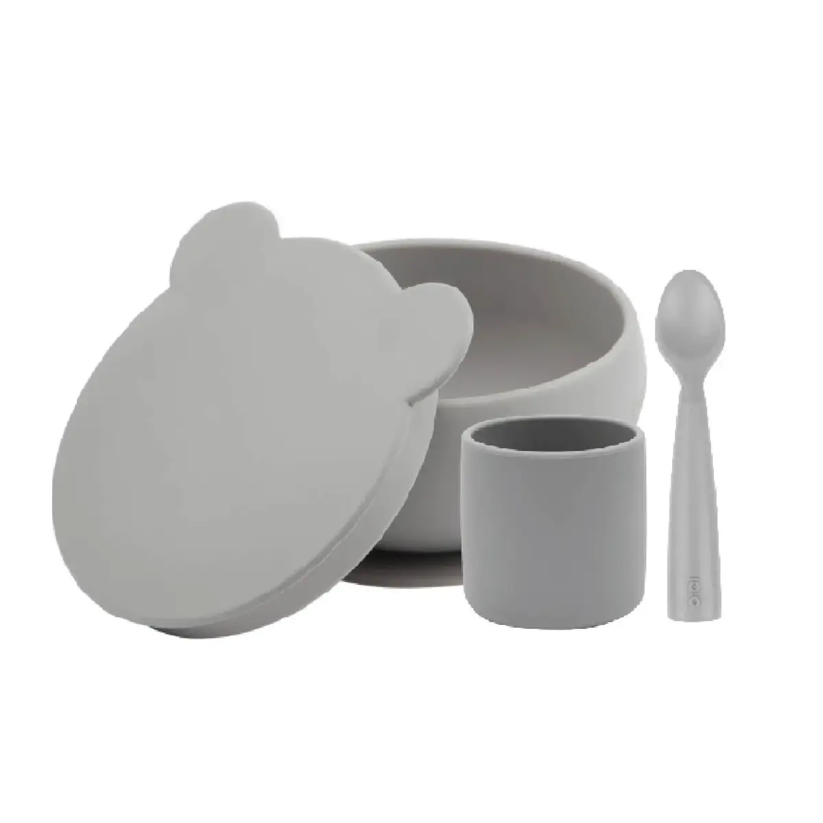 OiOi Blw Beslenme Seti Kaseli 6+ Ay Powder Grey