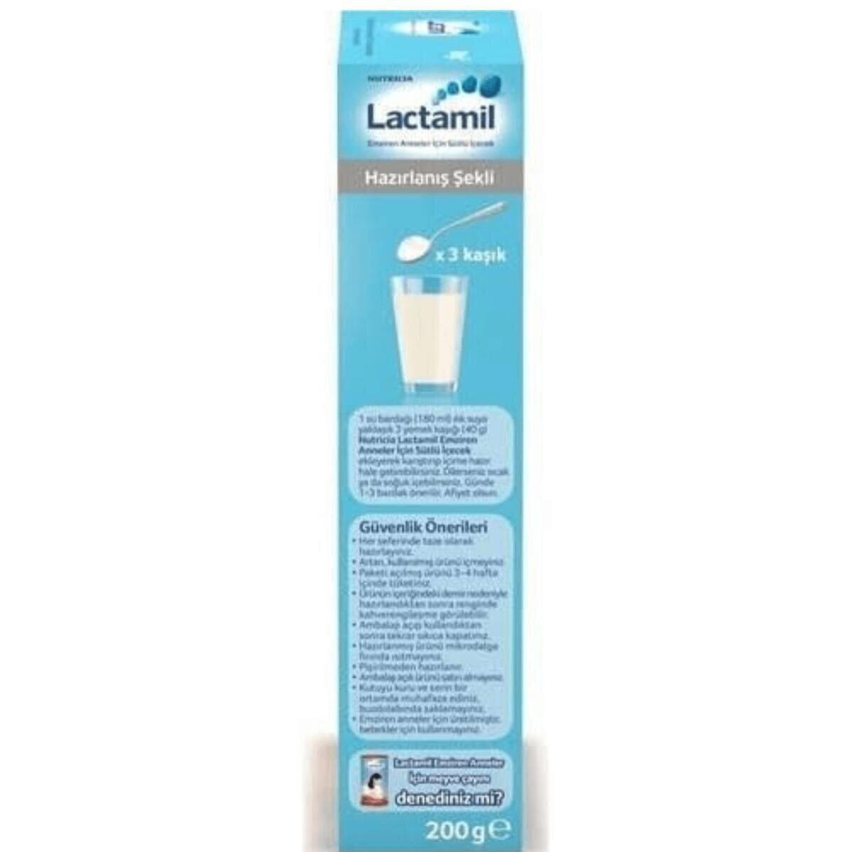 Milupa Lactamil Anneler İçin Sütlü İçecek 200 gr x 2 Adet