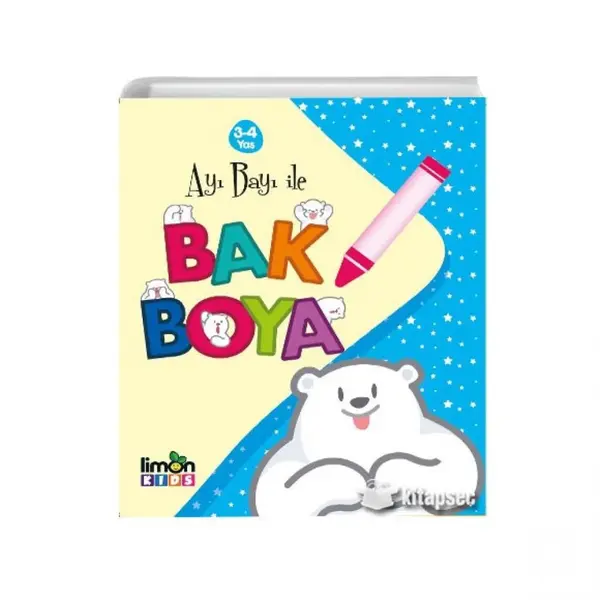 Ayı Bayı İle Bak Boya 3-4 Yaş