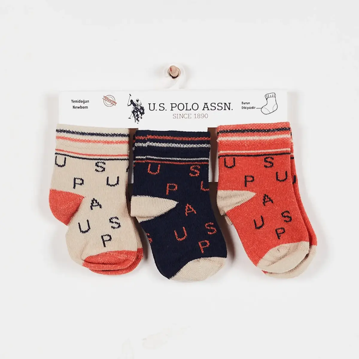 U.S. Polo Çorap Soket Kum - Lacivert