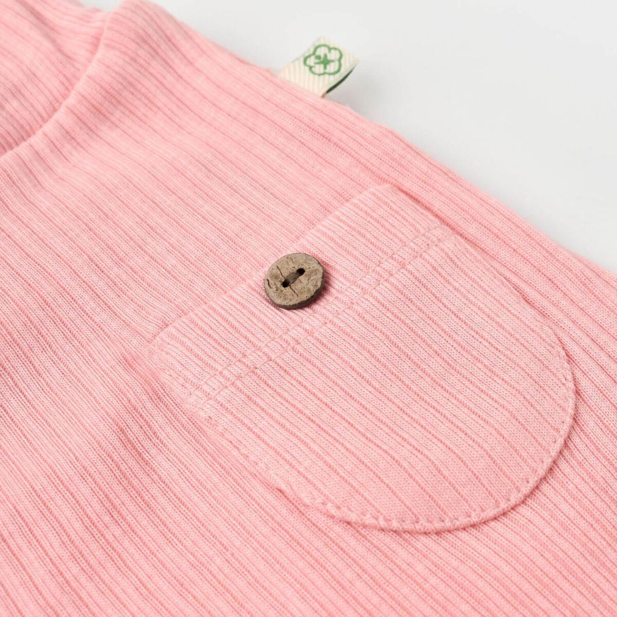 Bibaby Organik Pantolon Patiksiz Soft Modal Pembe
