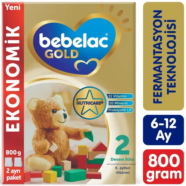 Bebelac Gold 2 Devam Sütü 800 gr