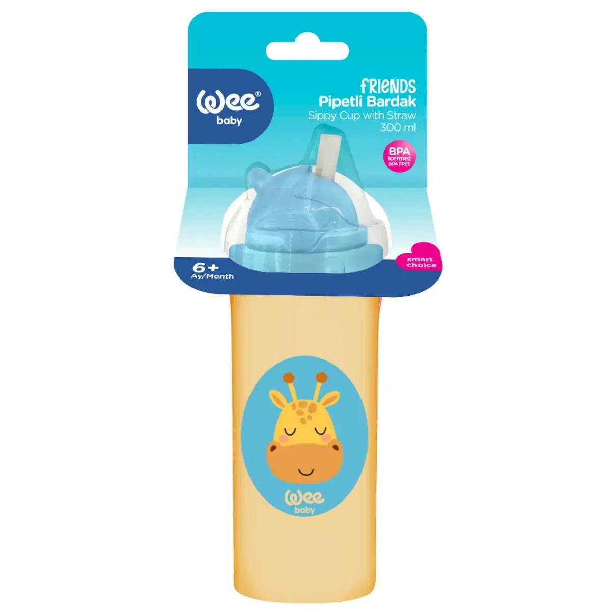 Wee Baby Friends Pipetli Bardak 300 ml
