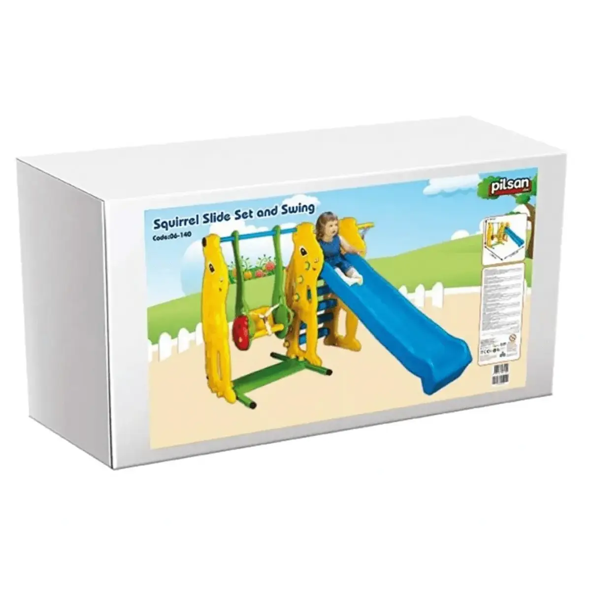 Pilsan Sincap Kaydırak Ve Salıncak Seti