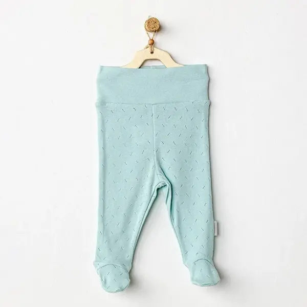Andy Wawa Pantolon Patikli Jacquard Basic Yeşil