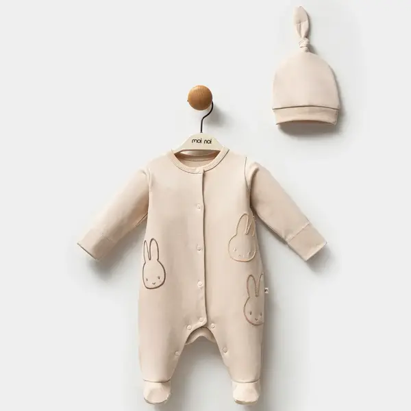 Moi Noi Şapkalı Tulum Tavşan Taş