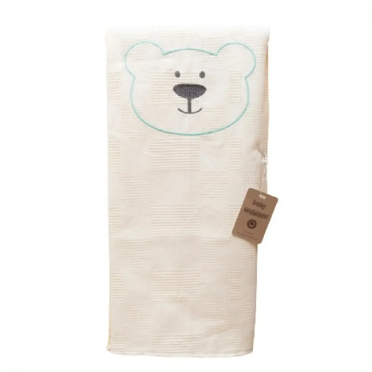 Baby Mammas Pike Ekru - Yeşil Pandalı 80x90cm Baby Mammas Pike Ekru - Yeşil Pandalı 80x90cm