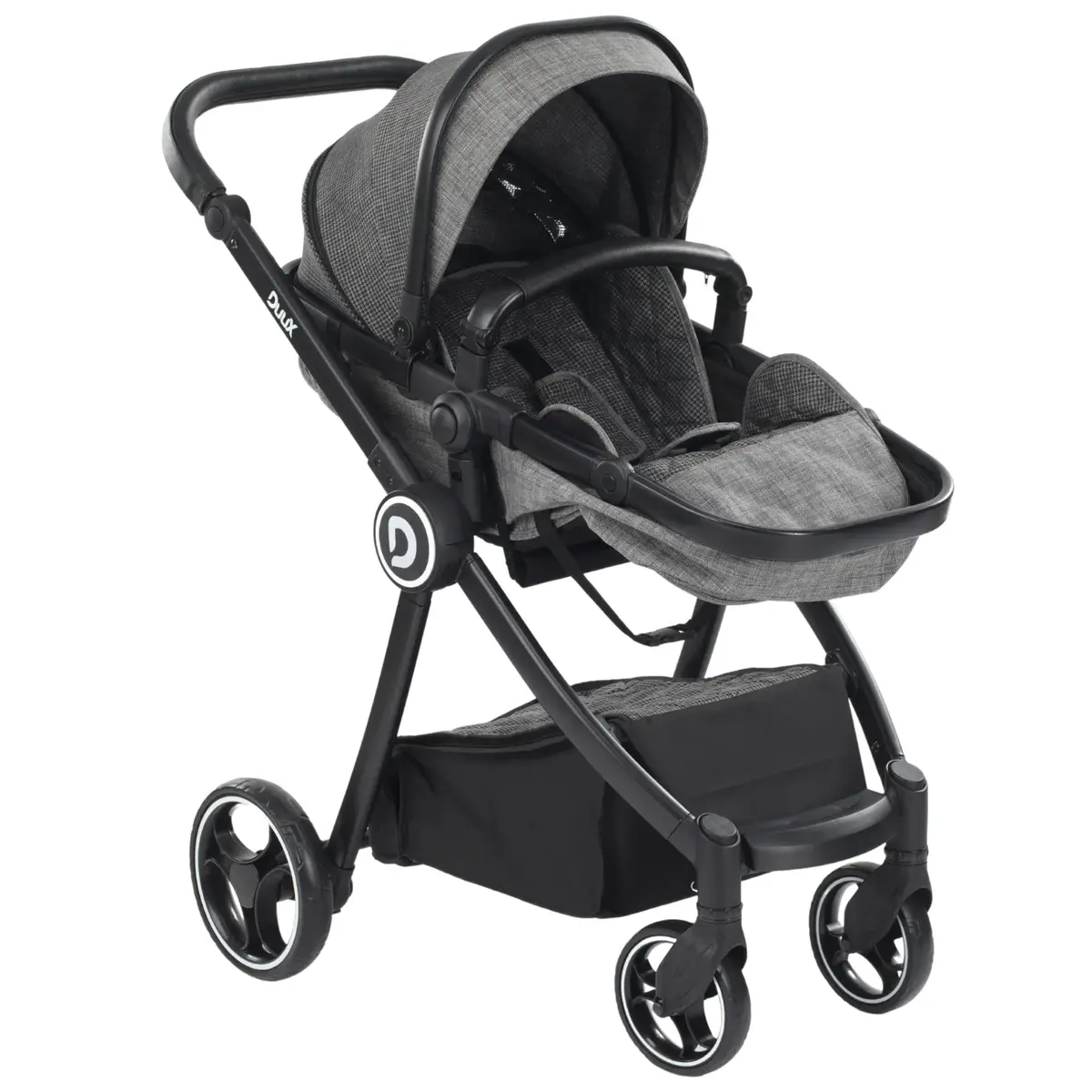 Duux Gator Travel Sistem Bebek Arabası Black