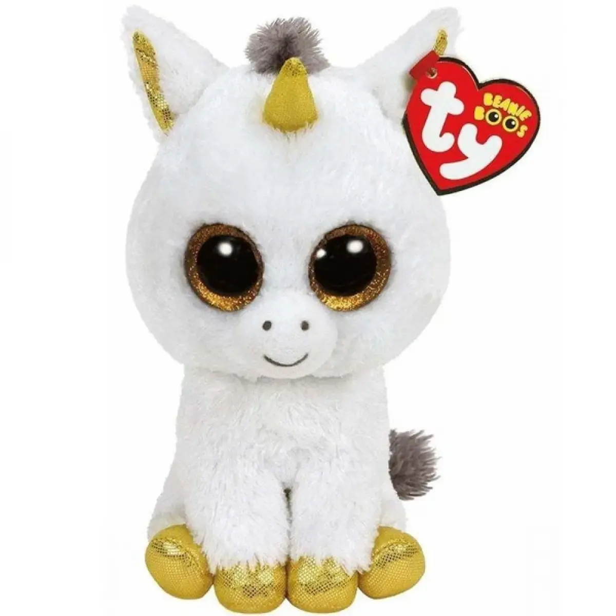Ty Peluş Pegasus Unicorn Beyaz 15 cm