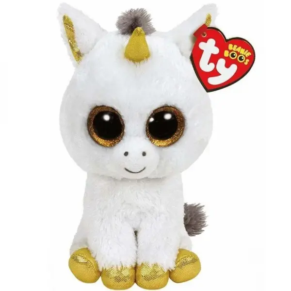 Ty Peluş Pegasus Unicorn Beyaz 15 cm