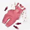 Bibaby Organik Salopet Tulum Little Love Rose Dry