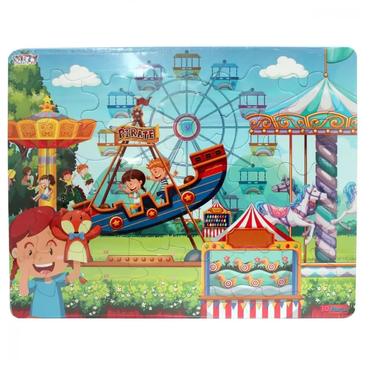 Frame Puzzle Luna Park 30 Parça