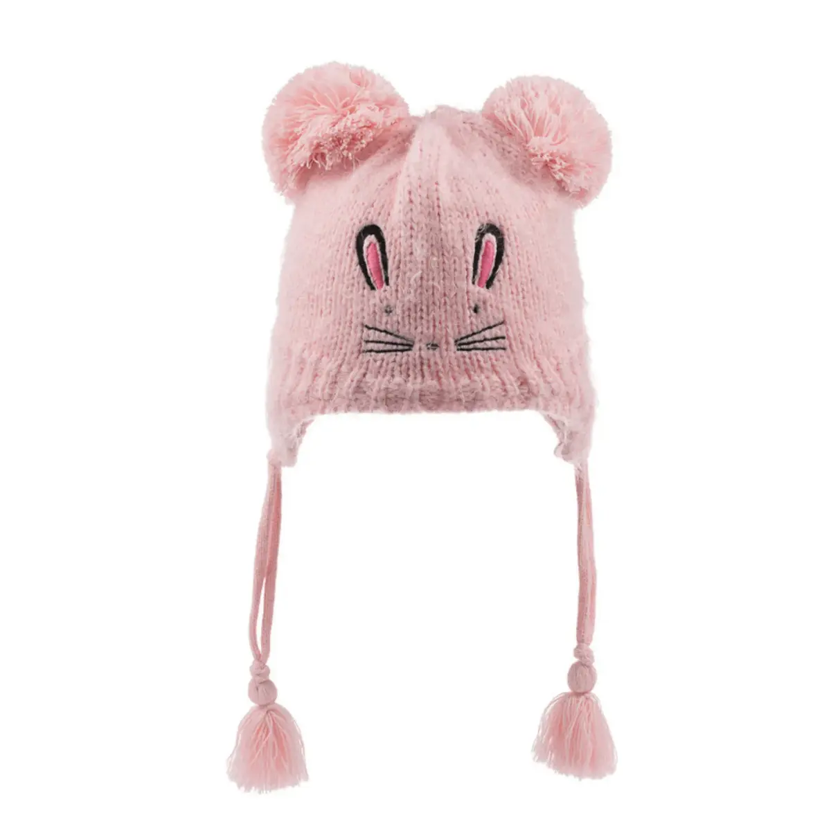 Kitti Atkı Bere Eldiven Takım Gül Pembe