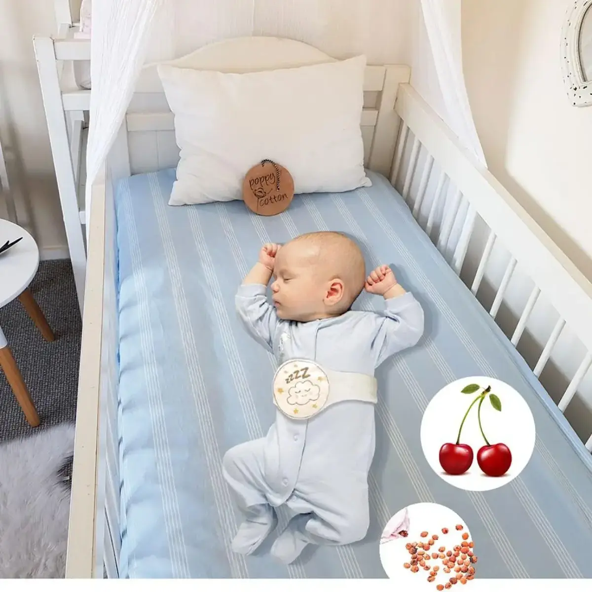 Babyjem Kiraz Çekirdekli Kemer Ekru