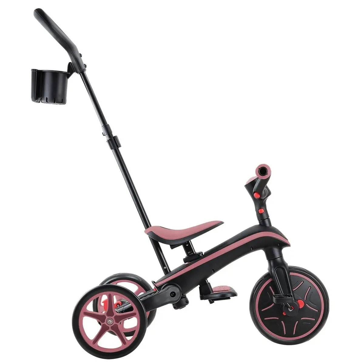 Globber Explorer 4in1 Katlanabilir Bisiklet - Koyu Pastel Pembe