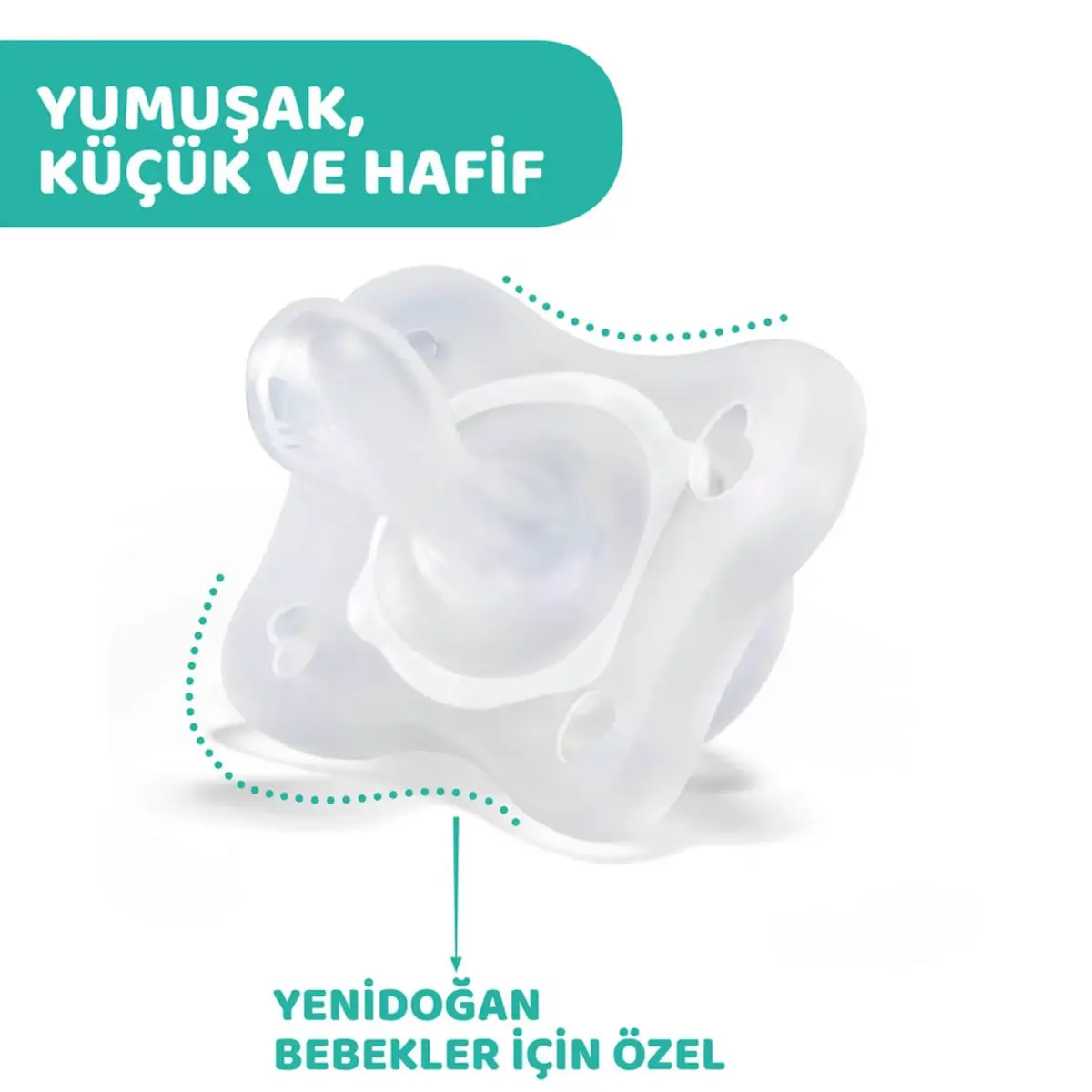 Chicco Physioforma Mini Soft Silikon Emzik 2li 0-2 Ay Kız